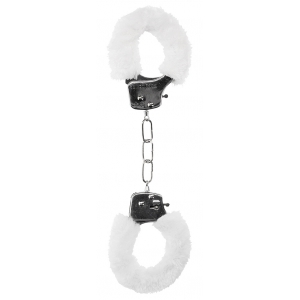 Ouch! Pleasure Furry Handcuffs Branco