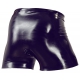 Latex boxershorts met penis en anale omhulsels