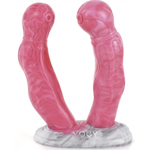 PINKALIEN Animal Kont Silicone Double Ended Dildo - 05