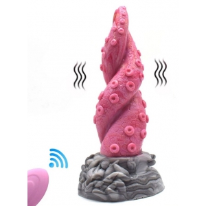 PINKALIEN Consolador vibrador Viby Tenty 15 x 5cm