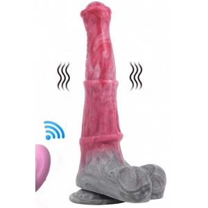 PINKALIEN Vibrante dildo monstro Viby Elephy 19 x 5,3cm