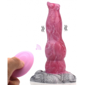 PINKALIEN Dildo vibrante monster Viby Wolf 18 x 5,7 cm