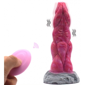 Dildo vibrante monster Viby Carty 18 x 5,5 cm