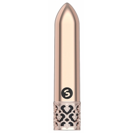 Royal Gems Mini Vibro Glitz 8.7cm Ouro rosa