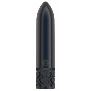 Royal Gems Mini Vibro Glamour 10,5 cm nero