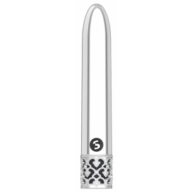 Royal Gems Mini Vibro Shiny 11cm Argento