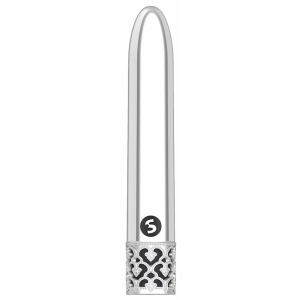 Royal Gems Mini Vibro Shiny 11cm Argento