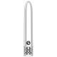 Mini Vibro Brillante 11cm Plata