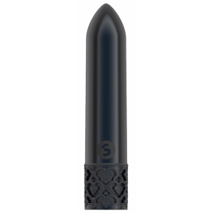 Royal Gems Mini Vibro Glitz 8.7cm Schwarz