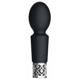 Royal Gems Brilliant - Rechargeable Silicone Bullet - Black