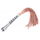 Metal Handle With Leather Whip Rose