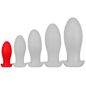 EggPlay Silicone plug Saurus Egg S 10 x 4.5cm Red