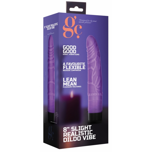 Vibrating Dildo Vibe Slight Dildo 16 x 3.8cm Purple