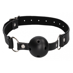 Ouch! Bavaglio a sfera Strap Nero