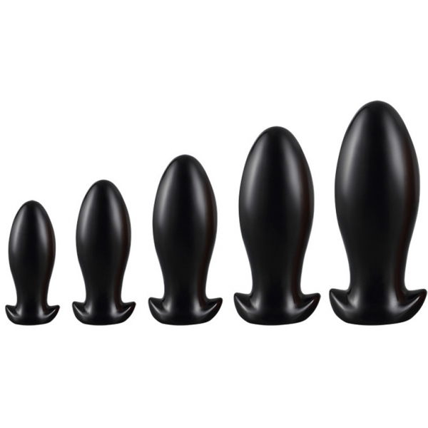 Plug Drakar Egg XL 16,5 x 7,3 cm Nero