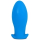 Plug en silicone SAURUS EGG S 10 x 4.5cm Bleu