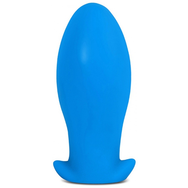 Plug silicone Saurus Egg S 10 x 4.5cm Bleu