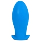 Plug en silicone SAURUS EGG L 14 x 6.3cm Bleu