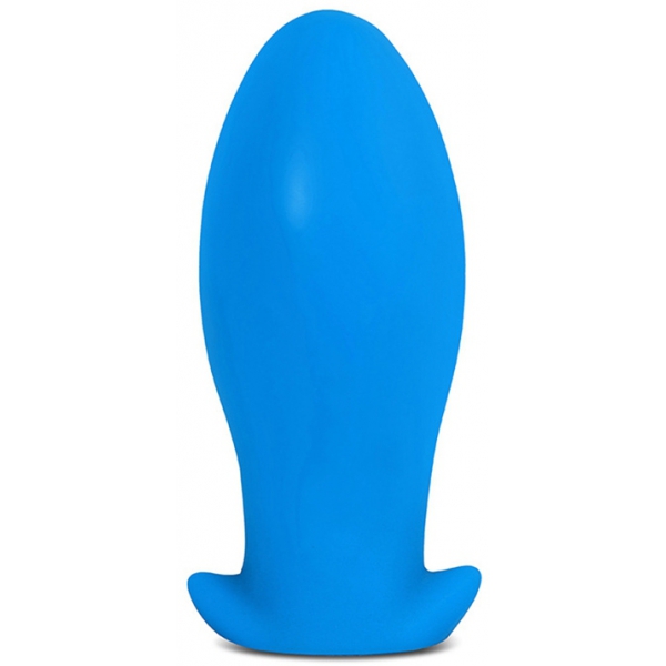 Plug silicone Saurus Egg L 14 x 6.3cm Bleu