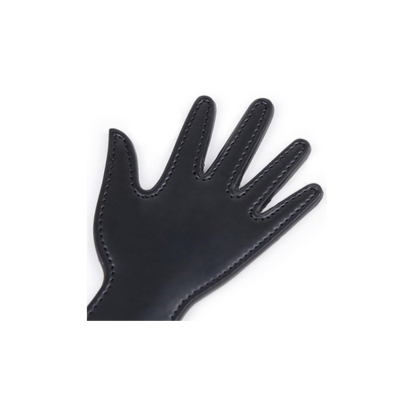 Black Leather Emulational Hand Paddle