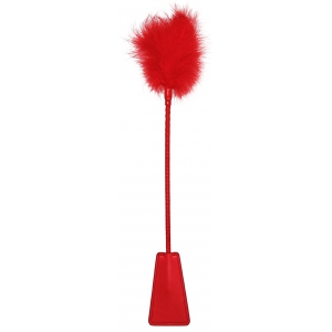 Ouch! Plumero Ouch Whip and Feather 43cm Rojo