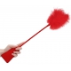 Ouch Zwep en Veer stofdoek 43cm Rood