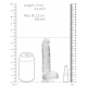 Kristalheldere Dildo 12 x 3cm Helder