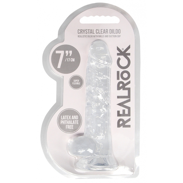 Dildo Crystal Clear 14 x 3.5cm Transparent