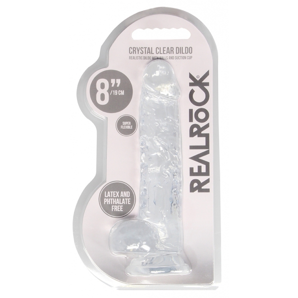 Dildo Crystal Clear 16 x 4cm Transparent