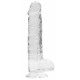 Crystal Clear Dildo 16 x 4cm Transparent