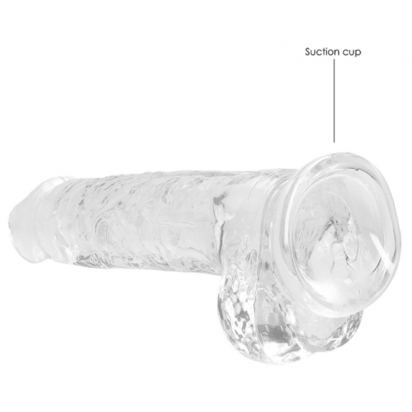 Dildo Crystal Clear 16 x 4cm Transparent