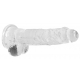 Dildo Crystal Clear 16 x 4 cm trasparente