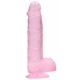 Dildo Crystal Clear 12 x 3cm Pink