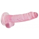 Kristalheldere Dildo 14 x 3.5cm Roze