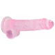 Crystal Clear Dildo 16 x 4cm Pink