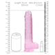 Dildo Crystal Clear 19 x 4.5cm Pink