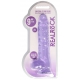 Dildo trasparente 19 x 4,5 cm viola