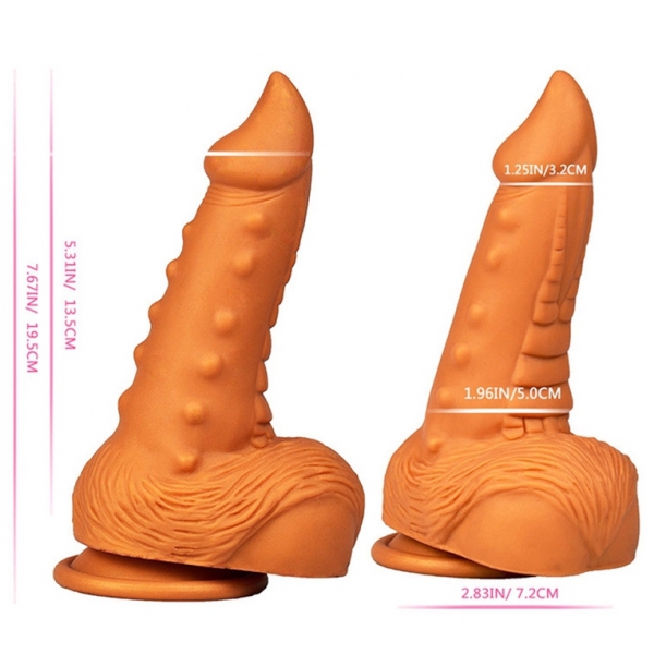 Dildo Dural de Monstro 14 x 4,8cm