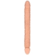 Double dildo Realrock 36 x 4.4cm Flesh