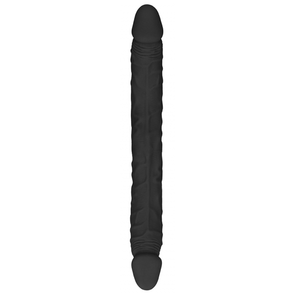 Double dildo Realrock 36 x 4.4cm Black