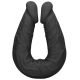 Realrock Dildo doppio 36 x 4,4 cm nero