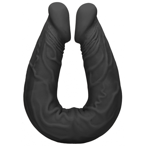 Realrock Dildo doppio 36 x 4,4 cm nero