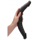 Realrock Doppeldildo 36 x 4.4cm Schwarz