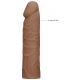 Manicotto per pene RealRock 16,5 x 4 cm Tan