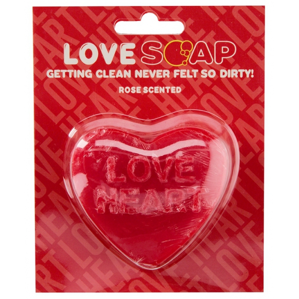 Jabón LOVE HEART Fragancia de rosa