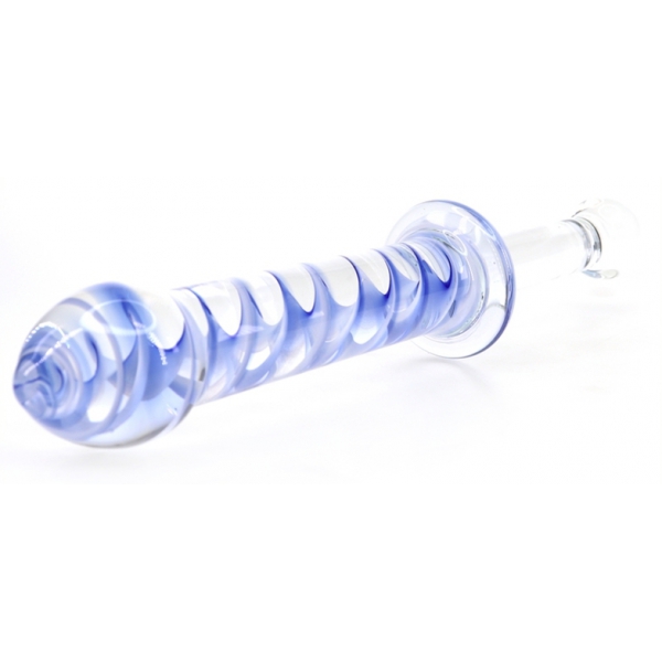 Dildo in vetro Screw Duo 24 x 3,3 cm