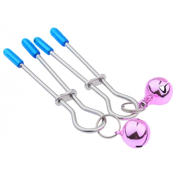 Kit Sm Mista Bondage Azul-Rosa 4 peças