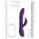 Vibro Rabbit Halo 24,5 x 3,5cm Morado