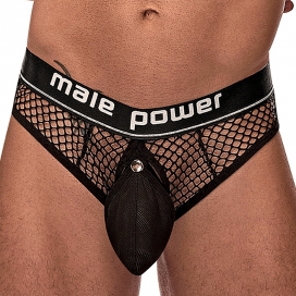 male power Thong COCK PIT Black