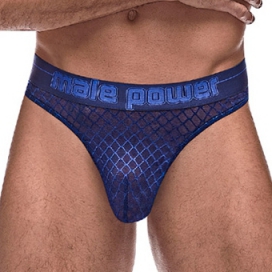 Tanga DIAMOND MESH Azul